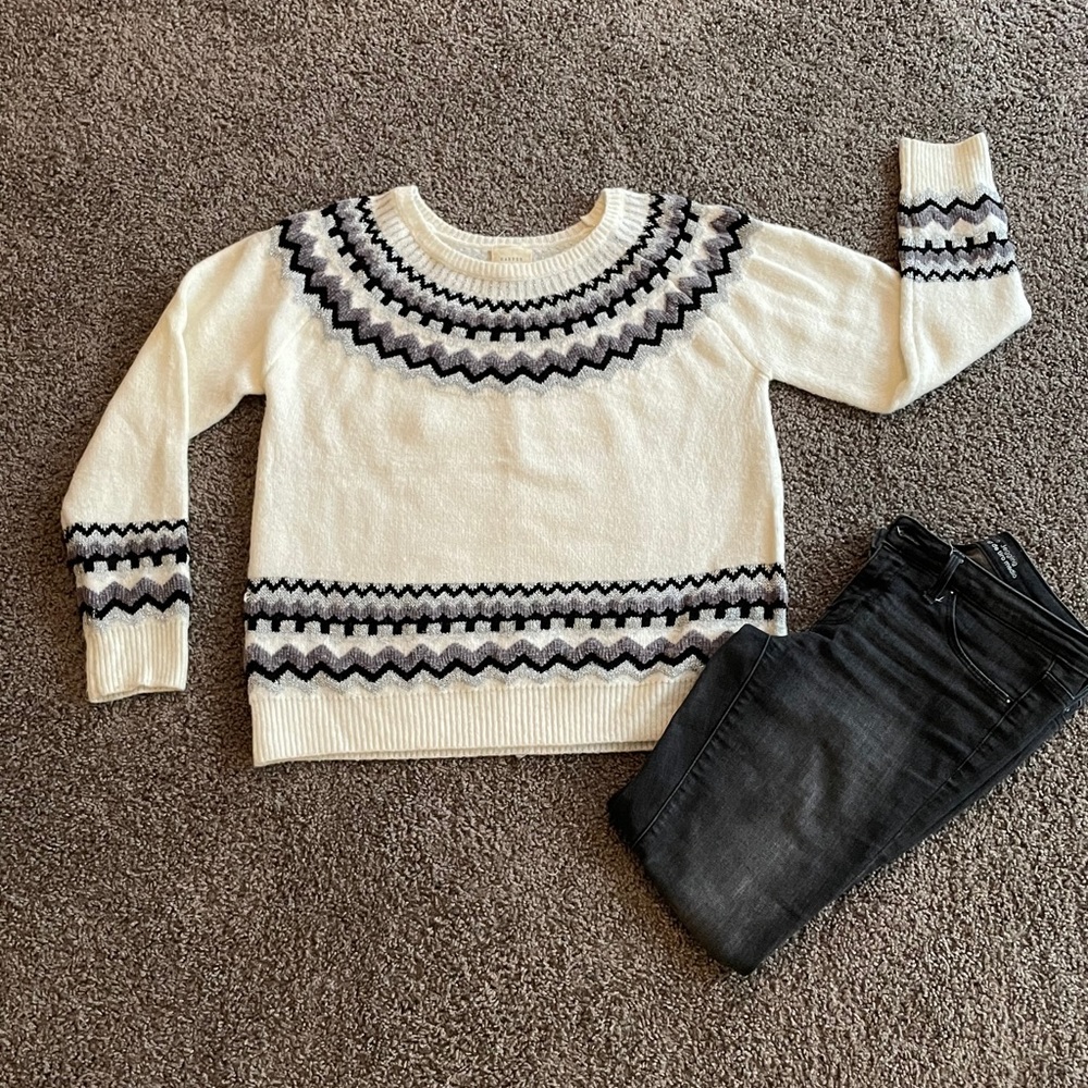 Francesca’s Collection crew neck sweater